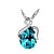 cheap Necklaces-Women&#039;s Crystal Pendant Necklace - Crystal Green, Blue, Golden Necklace For Wedding, Party, Daily