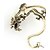 זול עגילים אופנתיים-בגדי ריקוד נשים חפתים אוזן עגילי מטפס דרקון נשים מותאם אישית עגילים תכשיטים עבור קזו&#039;אל יומי