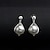 preiswerte Ohrringe-Damen Perlen Tropfen-Ohrringe Ohrringe baumeln Tropfen Luxus Perlen Künstliche Perle Zirkonia Ohrringe Schmuck Weiß Für / versilbert