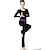 preiswerte Bekleidung-Yoga Kleidungs-Sets Atmungsaktiv Weichheit Dehnbar Sportbekleidung Damen Yoga Pilates