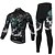 cheap Men&#039;s Clothing Sets-XINTOWN Long Sleeve Cycling Jersey with Tights Bike Jersey Clothing Suit Breathable 3D Pad Quick Dry Ultraviolet Resistant Sweat-wicking Winter Sports Lycra Fashion Clothing Apparel / Stretchy