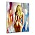 olcso Nude Art-Kézzel festett Függőleges, Modern Vászon Hang festett olajfestmény lakberendezési Egy elem