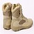 voordelige Herenlaarzen-Heren Comfort schoenen Leer / Denim Herfst / Winter Laarzen Anti-slip 20.32-25.4 cm / Korte laarsjes / Enkellaarsjes Zwart / Beige