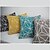 cheap Throw Pillows &amp; Covers-Europe style geometric print comfortable cotton linen pillow case multicolor Home Cushion Comfortable Back Cover 45*45cm