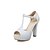 cheap Women&#039;s Sandals-Women&#039;s Shoes Glitter Chunky Heel / Peep Toe / Platform Heels Party &amp; Evening / Dress / Black / Purple / White / Silver
