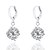 cheap Earrings-Cubic Zirconia Drop Earrings Zircon Earrings Jewelry Pink / White For Wedding Party Daily Casual Sports