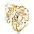 cheap Rings-Ring Birthstones Wedding / Party / Daily / Casual Jewelry Zircon / Gold Plated / Opal Women Statement Rings 1pc,7 / 8 Gold / White