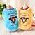 cheap Dog Clothes-Dog Sweatshirt Cartoon Casual / Daily Winter Dog Clothes Puppy Clothes Dog Outfits Yellow Blue Costume for Girl and Boy Dog Corduroy XS S M L XL
