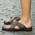 baratos Sandálias e Chinelos para Homem-Masculino sapatos Jeans Primavera Verão Outono Tachas Para Casual Preto Azul Escuro Khaki