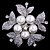 ieftine Ace și Broșe-Pentru femei Broșe Floare Petrecere femei Birou Casual Modă Zirconia cubică Broșă Bijuterii Argintiu Pentru Petrecere Nuntă Ocazie specială Aniversare Zi de Naștere Cadou