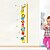 cheap Wall Stickers-New Monkey Lion Catroon Measure Height Sticker Wall Sticker home Decor For Rooms Kids Height Ruler Stadiometer