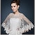 cheap Wraps &amp; Shawls-Sleeveless Lace / Tulle Wedding / Party Evening / Casual Wedding  Wraps With Crystal / Lace Ponchos