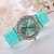 cheap Fashion Watches-Women&#039;s Fashion Watch Casual Watch Quartz Rubber Band Sparkle Black White Blue Red Orange Brown Green Pink