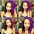 cheap Crochet Hair-purple Havana Twist Braids Hair Extensions 24inch Kanekalon 2 Strand 75-80g/pcs gram Hair Braids