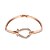 cheap Bracelets-Fashion  Women&#039;s Rhinestone Rose Gold Plated Tin Alloy Chain &amp; Link Bracelet(Rose Gold)(1Pc)