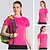 cheap Tees &amp; Shirts-Outdoor Cilmbing Camping Hiking Polyester Quick Drying Short Sleeve Women T Shirt Sportswear