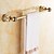 cheap Towel Bars-1 Pc Bathroom Hardware Bath Accessory Towel Bar Kitchen Dish Cloths Hanger Antique Copper And Crystal Wall Mounted 60CM Length