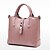 cheap Handbag &amp; Totes-Women&#039;s Bags PU(Polyurethane) Tote / Satchel / Shoulder Bag Solid Colored Brown / Pink / Wine