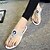 cheap Women&#039;s Slippers &amp; Flip-Flops-Women&#039;s Casual Summer Flat Heel Comfort Leatherette Silver Black Golden