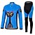 levne Pánské oděvní soupravy-Cycling Jersey with Tights Women&#039;s Long Sleeves Bike Sleeves Jersey Clothing Suits Quick Dry Ultraviolet Resistant Breathable Soft