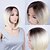 cheap Synthetic Lace Wigs-Synthetic Wig Women&#039;s Straight Bob Synthetic Hair Middle Part Bob Wig Lace Front