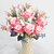 Χαμηλού Κόστους Ψεύτικα Λουλούδια-Μετάξι Ευρωπαϊκό Στυλ Μπουκέτο Λουλούδι για Τραπέζι Μπουκέτο 1