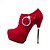 cheap Women&#039;s Heels-Women&#039;s Shoes Leatherette Stiletto Heel Heels Heels Wedding / Office &amp; Career / Party &amp; Evening Black / Red / White