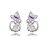 cheap Earrings-Women&#039;s Crystal Stud Earrings - Crystal Purple / Rose / Blue For Wedding / Party / Daily