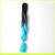 olcso Hajfonatok-Others Straight Synthetic Hair 1.8 Meter Hair Extension Micro Ring Hair Extensions Black Blue 1 Piece Curler &amp; straightener Women&#039;s Halloween Party Evening