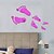 cheap Wall Stickers-Hot Sale Rushed Mural A Family of Three Feet Step By with Baby 3d Mirror Wall Sticker Diy Home Decoration Happiness Gift