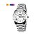 cheap Dress Classic Watches-SKMEI Men&#039;s Wrist Watch Calendar / date / day / Water Resistant / Water Proof Stainless Steel Band Luxury / Dress Watch Silver