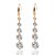 cheap Earrings-Cubic Zirconia Drop Earrings Zircon Earrings Jewelry Golden / Silver For Wedding Party Daily Casual Sports