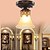 cheap Ceiling Lights-3-Light LED Flush Mount Lights Glass Glass Others Tiffany Rustic / Lodge Vintage 220-240V