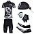 cheap Men&#039;s Clothing Sets-Men&#039;s Short Sleeve Cycling Jersey with Shorts Bike Shorts Clothing Suit Breathable 3D Pad Quick Dry Ultraviolet Resistant Winter Sports Elastane Fashion Clothing Apparel / Stretchy