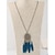 cheap Necklaces-Women&#039;s Pendant Necklace Tassel Fringe Long Feather Personalized Fashion European Feather Alloy Black Blue Necklace Jewelry For Party Casual Daily