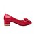 cheap Women&#039;s Heels-Women&#039;s Shoes Patent Leather Chunky Heel Heels / Round Toe Heels Office &amp; Career / Dress / Casual Black / Pink
