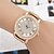 cheap Fashion Watches-Women&#039;s Fashion Watch Quartz Silver / Gold / Rose Gold Analog Golden Rose Gold Silver