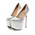 cheap Women&#039;s Heels-Women&#039;s Shoes Patent Leather Stiletto Heel Platform Heels Dress Black / Pink / Red / White / Silver / Gold