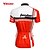 cheap Women&#039;s Cycling Clothing-TASDAN Women&#039;s Short Sleeve Cycling Jersey Red Pink Plus Size Bike Jersey Top Clothing Suit Breathable Quick Dry Ultraviolet Resistant Sports 100% Polyester Mountain Bike MTB Road Bike Cycling