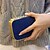 cheap Clutches &amp; Evening Bags-Women&#039;s Bags Metal Evening Bag Crystal / Rhinestone Solid Colored Dark Blue