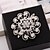 cheap Brooches-Women&#039;s - Rhinestone, Silver Plated, Imitation Diamond Luxury, European, Simple Style Brooch For Party / Daily / Casual