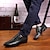 baratos Sapatos Oxford para Homem-Homens Couro Sintético Primavera / Outono Conforto Oxfords Antiderrapante Preto / Azul / Festas &amp; Noite