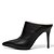 cheap Women&#039;s Clogs-Women&#039;s Shoes Leather Stiletto Heel Slingback Sandals Party &amp; Evening / Dress / Casual Black / White(Genuine leather)