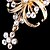 cheap Brooches-Women&#039;s Brooches Ladies Party Work Casual Fashion Crystal Cubic Zirconia Brooch Jewelry Gold For Wedding Party Special Occasion Anniversary Birthday Gift