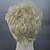 cheap Synthetic Trendy Wigs-Synthetic Wig Wavy Wavy Pixie Cut With Bangs Wig Blonde Short Blonde Synthetic Hair Women&#039;s Blonde