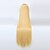 billige Kostumeparykker-Syntetiske parykker Lige Ret Paryk Blond Meget lang Gul Syntetisk hår Dame Blond