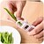 cheap Kitchen Utensils &amp; Gadgets-Cuisine White Green String Bean Slicer Stringer Slice Cut Cutter