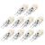 abordables Ampoules LED double broche-10 pièces 3 W LED à Double Broches 250 lm G4 MR11 12 Perles LED SMD 2835 Décorative Blanc Chaud Blanc Froid Blanc Naturel 220-240 V 12 V / CE / RoHs