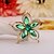 cheap Pins and Brooches-Women&#039;s Brooches Marquise Cut Flower Luxury Fashion Rhinestone Imitation Diamond Brooch Jewelry Green For Party Wedding Special Occasion Birthday Gift Daily