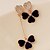 cheap Earrings-Women&#039;s Drop Earrings Mismatched Ladies Classic Trendy Rhinestone Earrings Jewelry Black For Daily Casual